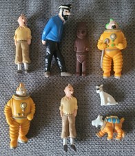 Lot 8 Figurines Tintin Milou
