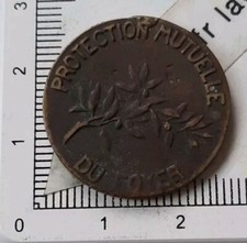 M10404 Rare Assurances Médaille Société Nationale Du Franc Au Décès 