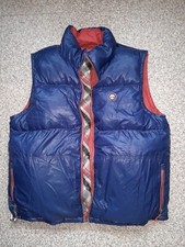 doudoune Timbermand Réversible Bleu Orange Fourré Plumes homme taille 2XL 