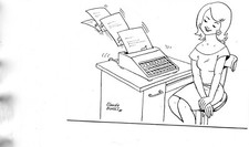 Saint Valentin ... pensée tendre Illustré humour Claude BURET Tirage 150 ex.