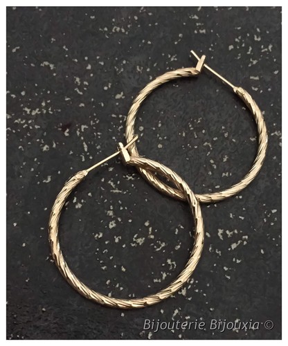 Boucles oreilles créoles - boucles,