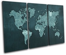 World Atlas Antique Vintage