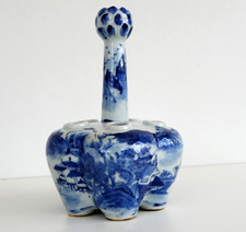 CHINE Rare TULIPIERE Porcelaine Antique Chinese Porcelain Tulip Vase