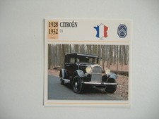 fiche auto CITROËN C4 1928/32