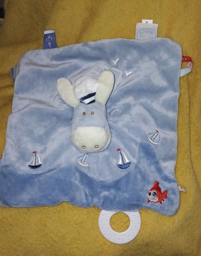 Doudou plat âne noukies neuf - plat,