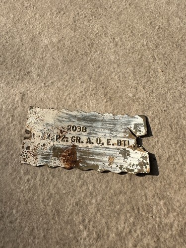 Dog tag waffen kia - grs, ww2