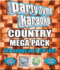 VARIOUS Party Tyme Karaoke - Country Mega Pack (128-Song Mega Pack) (CD)