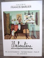 BABOULENE Eugène Affiche originale Atelier Gal Barlier Ecole provençale Toulon 