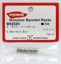 Kyosho W0202H 6,8 mm boules anodisés  (5) inferno MP9 / MP7