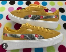 Basket Femme Puma Or  Suède 