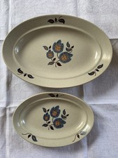 2 Plats De Service Ovales