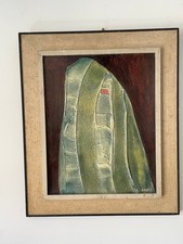 Huile carton Joan Casals composition abstraite, pintura abstracta,Reus,Tarragone