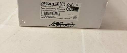 Ascom nicl2 wsa hublot - ascom, nicl2-wsa/1c