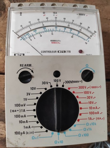 Multimètre analogique chauvin - multimètre,