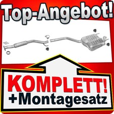 Pot d'échappement pour MERCEDES (W202) C200D hayon 05.1993-06.1995 échappement