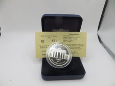 FRANCE coffret 100 francs 1993 BE argent  PORTE DE BRANDEBOURG complet 20000 ex
