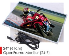 Moniteur Openframe 24" 61CM D-Port VGA DVI-D Full HD 1920x1080 16:9 Son 24-7