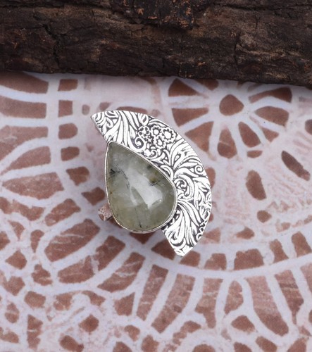 Bague handmade argent - en,