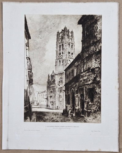 Eau forte originale 1904 - ,, b