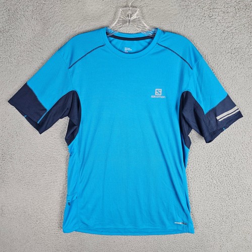 Salomon shirt mens medium blue - salomon,