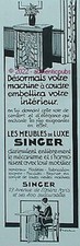 Publicite singer machine a - publicite,