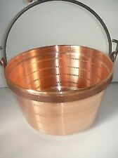 Casserole Chaudron Pâtes Polenta Cuivre Poignée 24 CM Cheminée