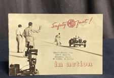 Rare Catalogue US 1953 BMC Course Auto MG TC TD XK SALT FLATS !!