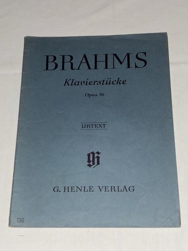 Brahms klavierstücke 76 - :, op.