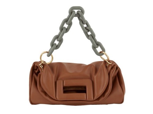 Sac cocoon cuir - sac, marron
