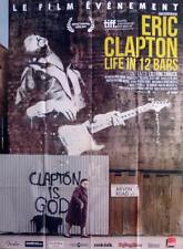 ERIC CLAPTON : LIFE IN 12 BARS - GUITAR - ORIGINAL LARGE FRENCH MOVIE POSTER