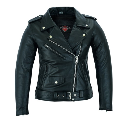 Veste moto cuir brando - moto, en