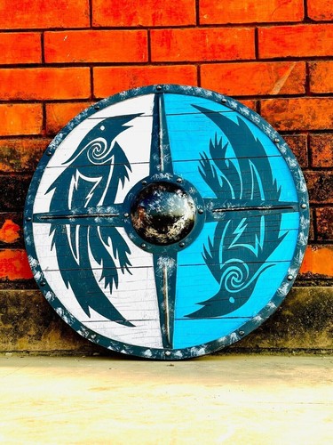 Bouclier viking bois - bouclier, en