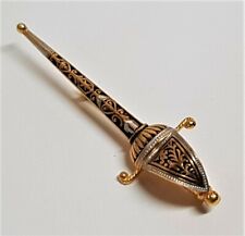 ANCIEN BIJOU BROCHE SABRE épée OR DE TOLEDE VINTAGE SWORD / A7