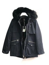 Manteau Parka Marine Zara Avec