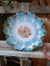 Grand plat ancien porcelaine