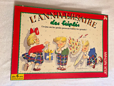 Jeu Vintage L'anniversaire Des Triplés Jeux Nathan De 1991