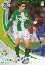 077 JUANITO ESPANA REAL BETIS TARJETA CARD MEGA CRACKS LIGA 2008 PANINI
