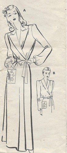 1940s vintage couture motif - couture,