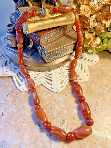 Collier ancien perles pierre