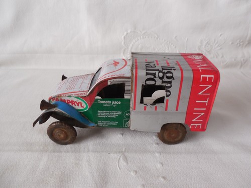 2cv camionnette jouet tole - 2cv,