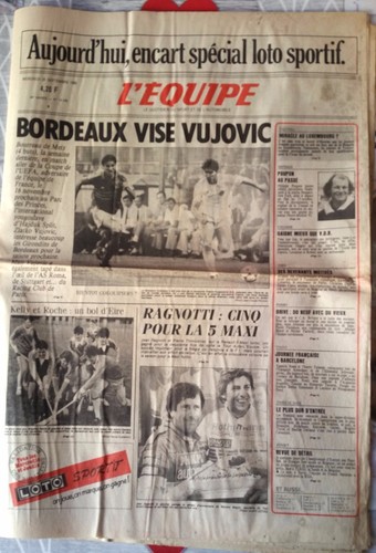 Equipe journal 09 - l'equipe, 25/09/1985
