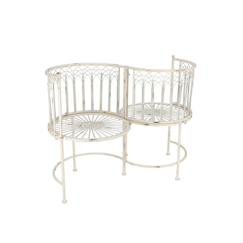 Banc deux places fer - en,