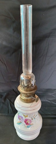Lampe pétrole porcelaine - lampe, à