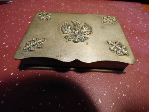 Rare boite timbre croix - , a