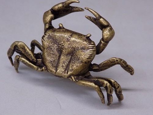 Statue crabe okimono - statue, artwork