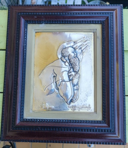 Rare plaque argent massif - plaque,