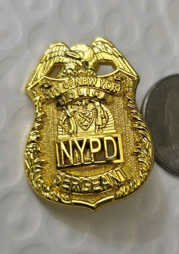 Nypd sergeant mini badge - nypd,