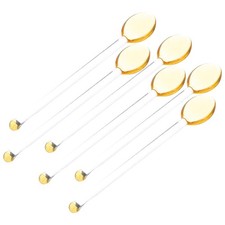  6 Pcs Cuillère À Verrine Cuillere Verre En Mélangeur De Boissons