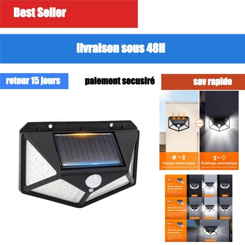 Projecteur solaire extérieur