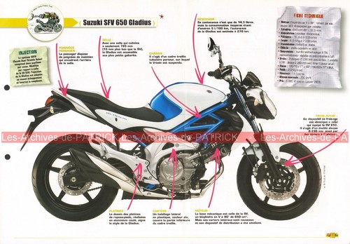 Suzuki sfv 650 gladius 2009 - gladius,